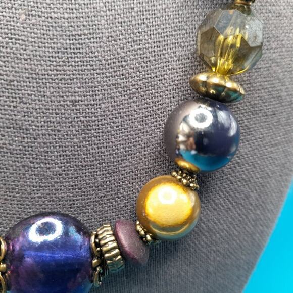 Ruby Road Multi-colored Bead Necklace, Single Strand, 24 Inches - Picture 5 of 14